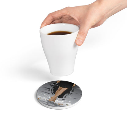 Some Walks Ceramic Coaster