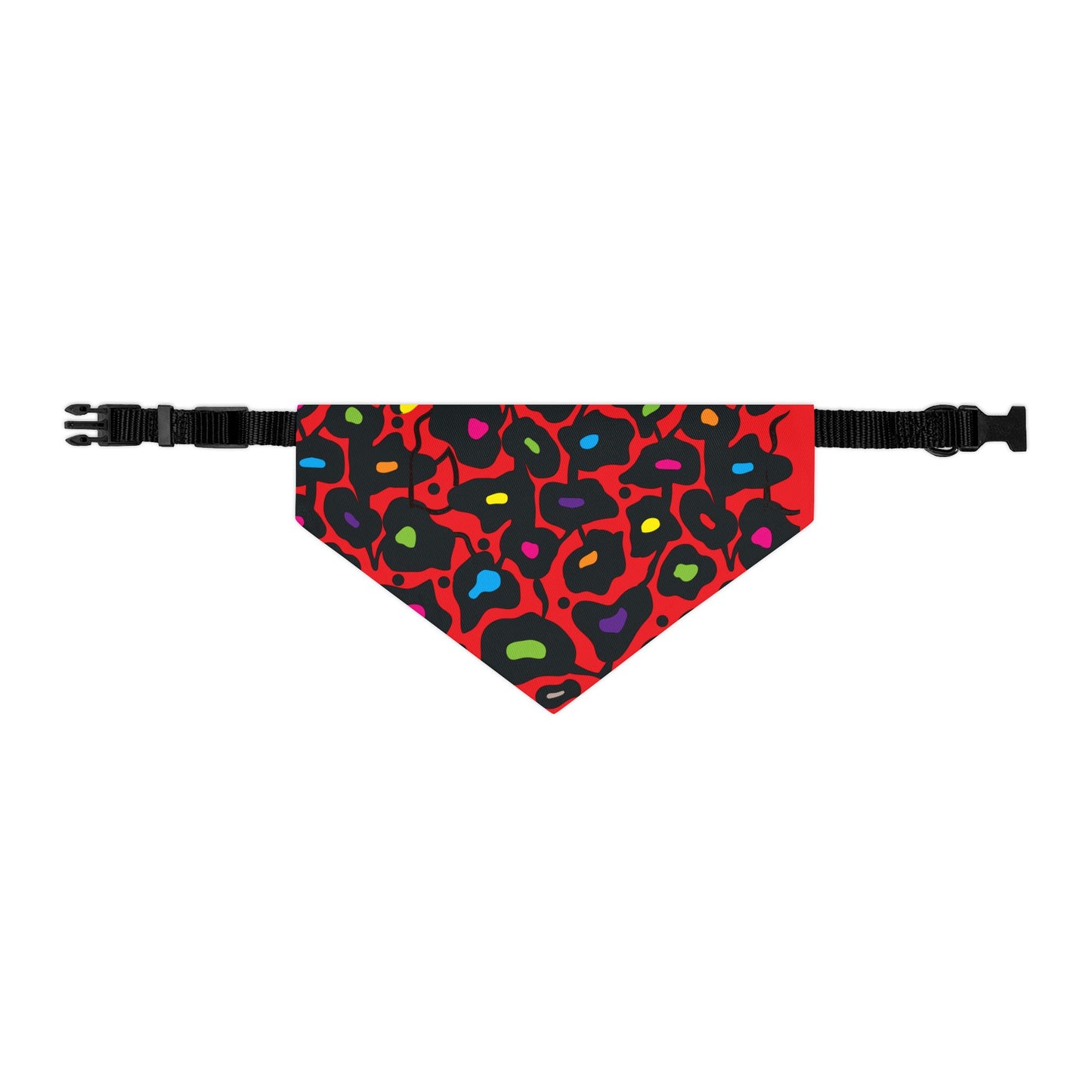 Orange Bold Botanica Pet Bandana Collar