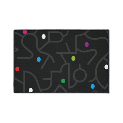 Pop Dots of Color Heavy Duty Floor Mat