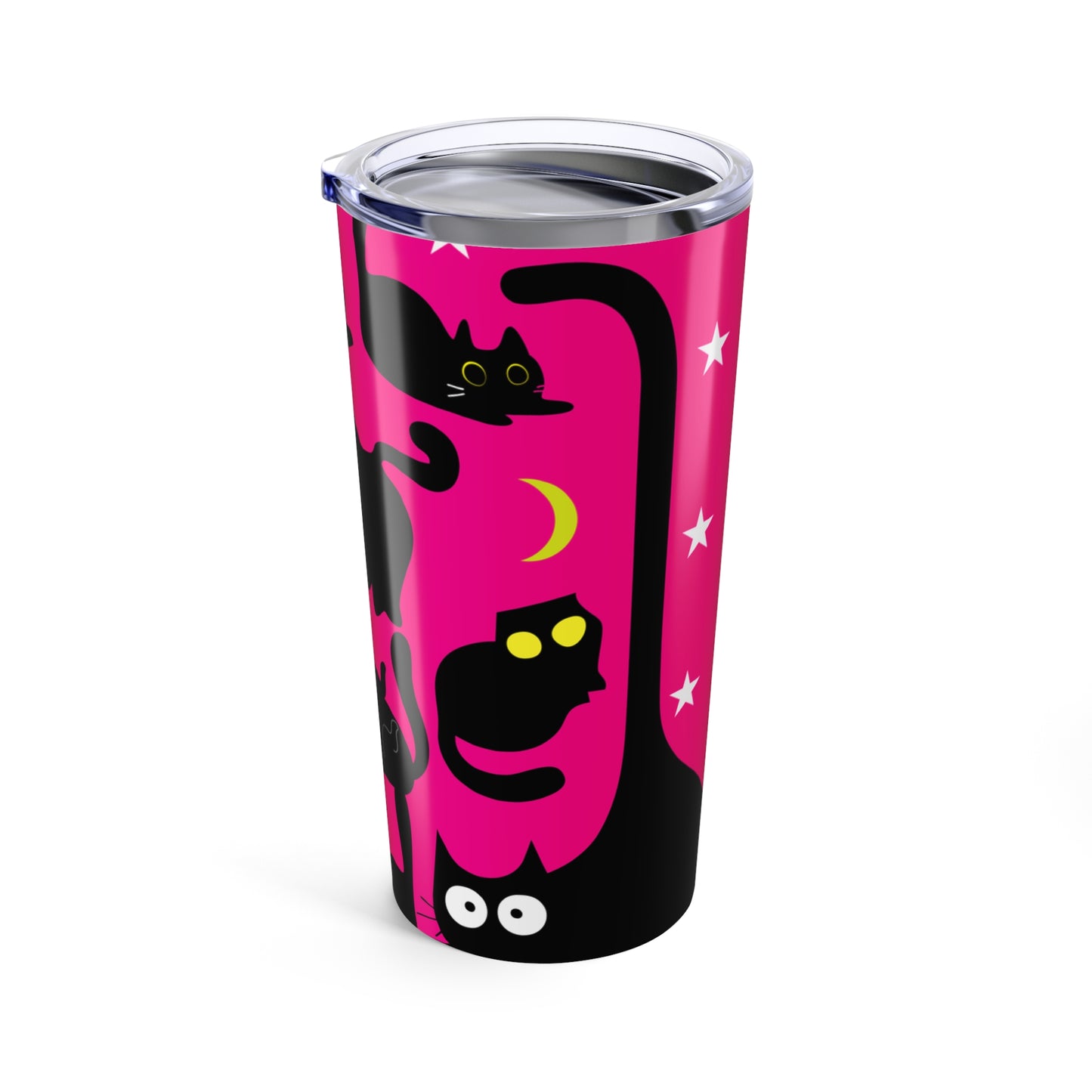 Pink Wicked Whiskers Tumbler 20oz