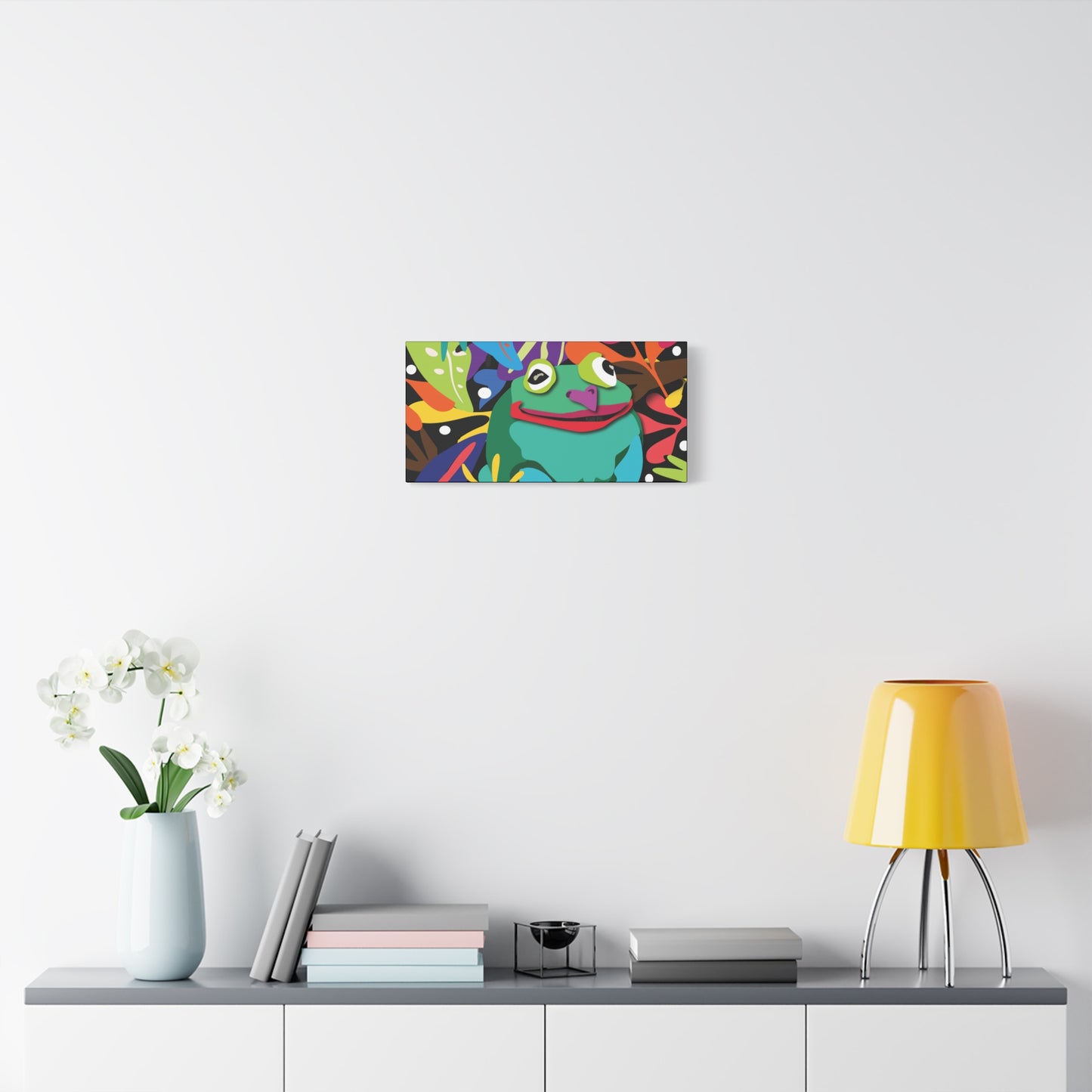 Frogalicous Matte Canvas, Stretched, 1.25"