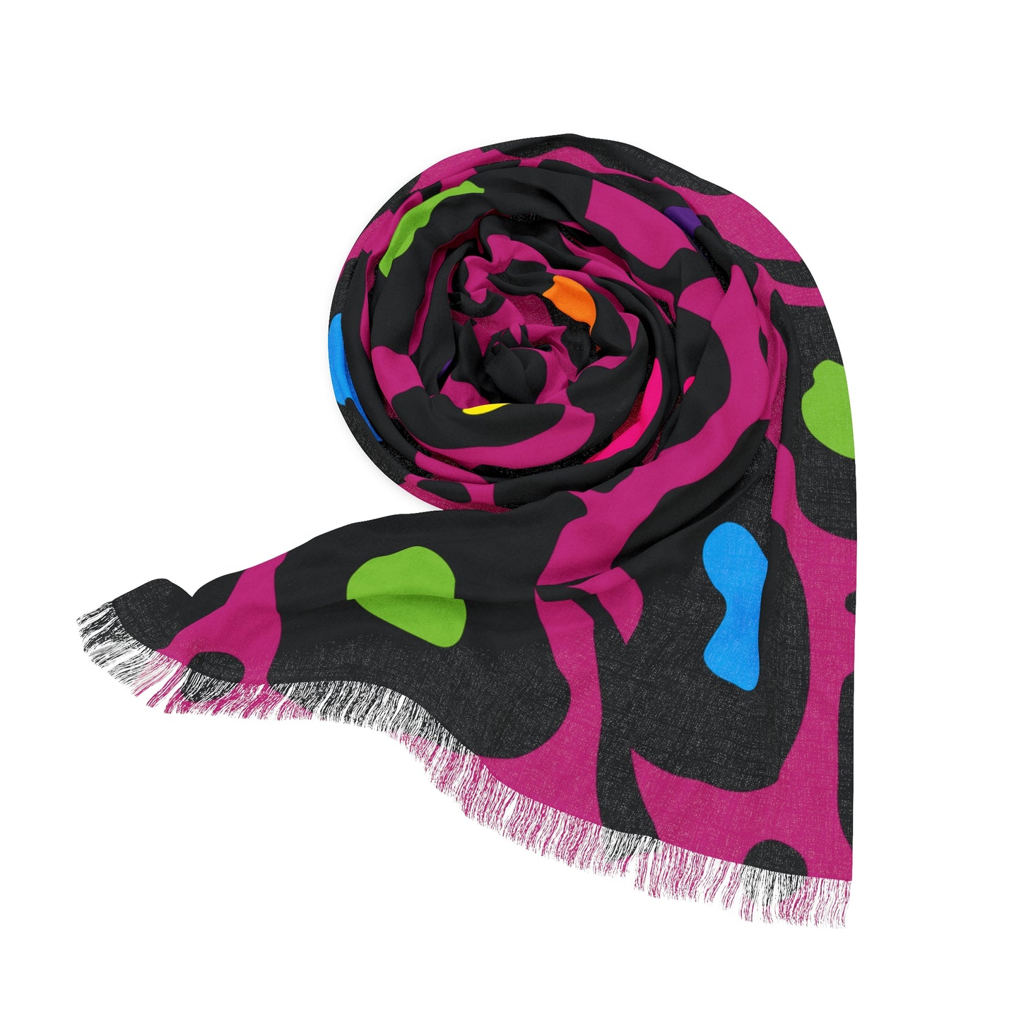 Pink Vivid Petals Light Scarf