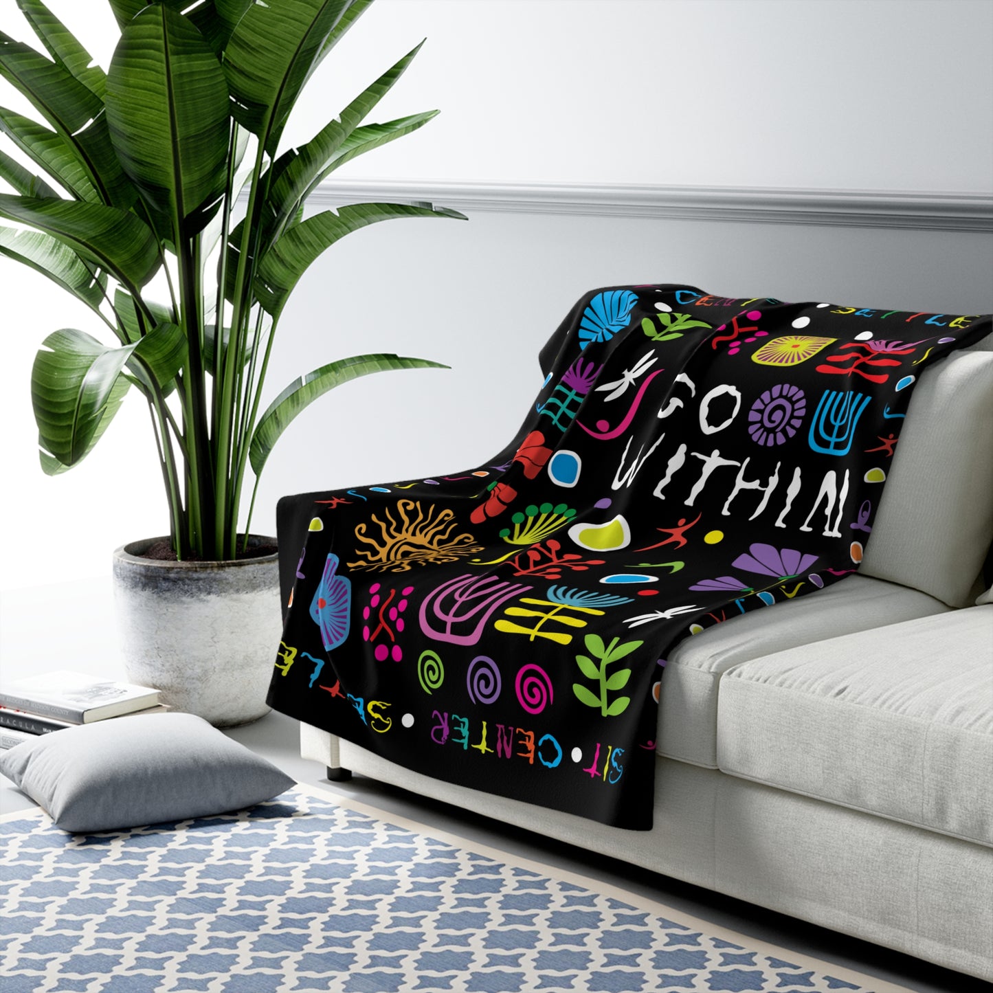 Go Within Sherpa Fleece Blanket