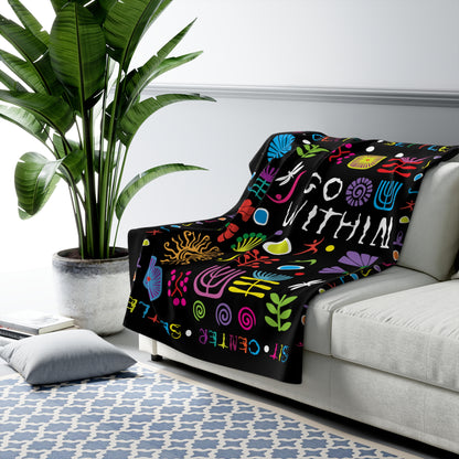 Go Within Sherpa Fleece Blanket