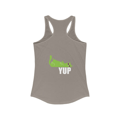 Stay Weird Women's Ideal Racerback Tank