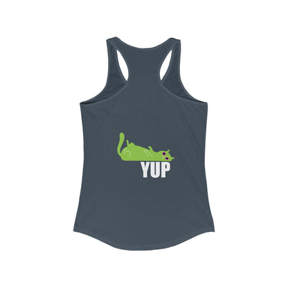 Stay Weird Women's Ideal Racerback Tank