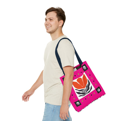 Orange Petal Pop Tote Bag