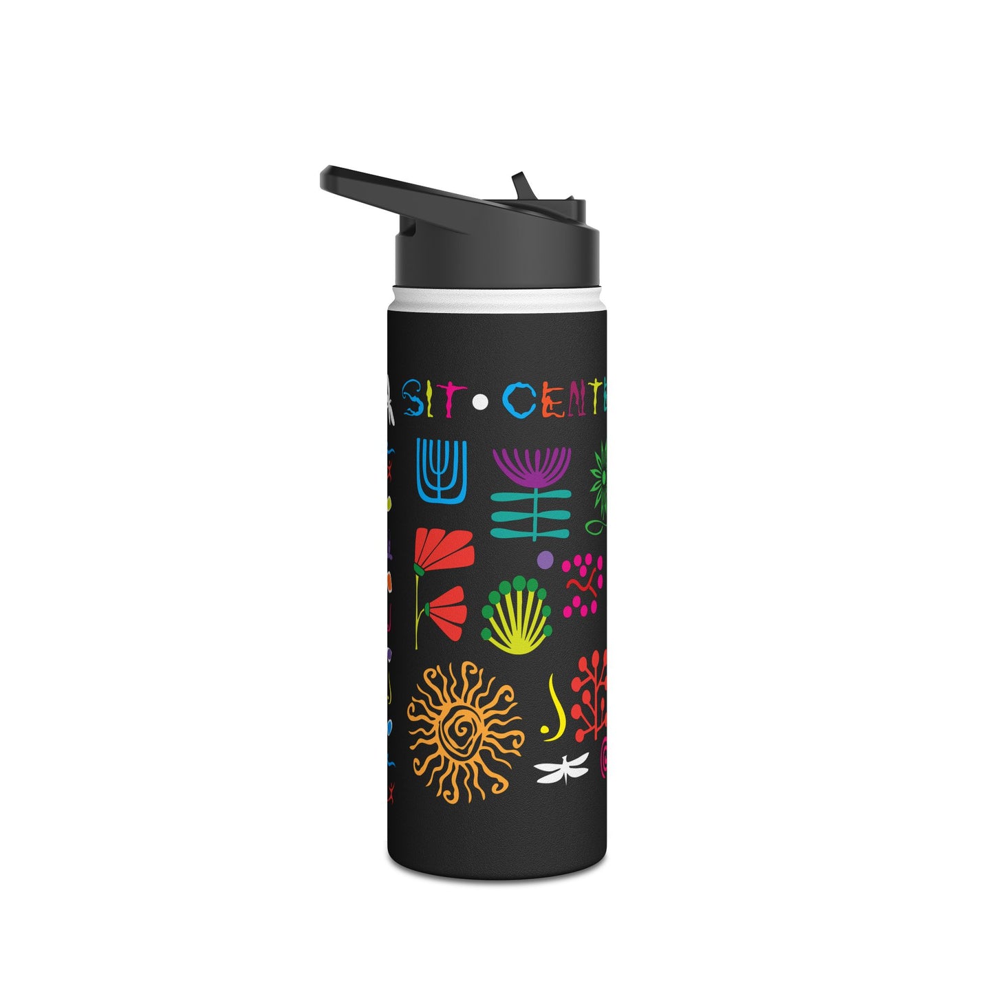 I Love Yoga Stainless Steel Water Bottle