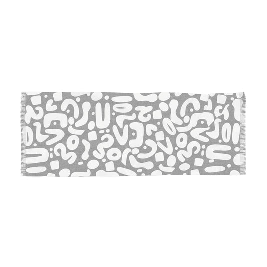 Black $ White  DooDad Light Scarf