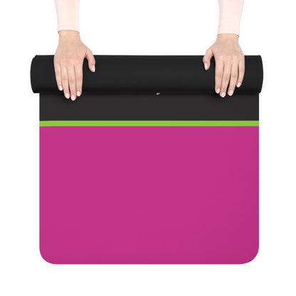 Bloom Noir  Rubber Yoga Mat