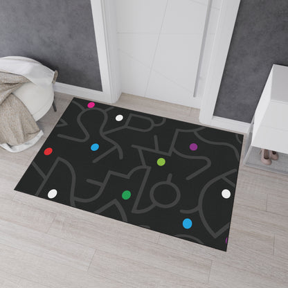 Pop Dots of Color Heavy Duty Floor Mat