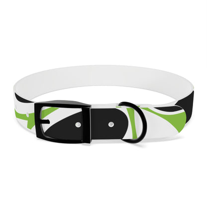 Lime Vivid Petal Edge Dog Collar