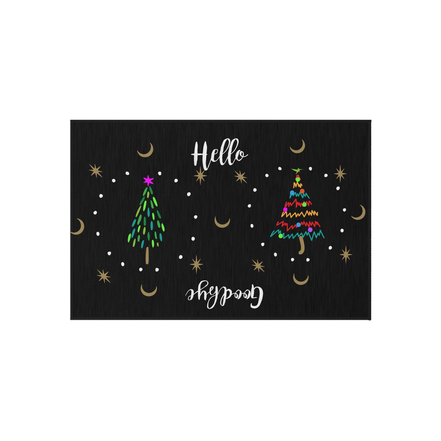 Holiday Tree Outdoor Rug