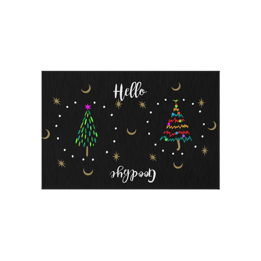 Holiday Tree Outdoor Rug