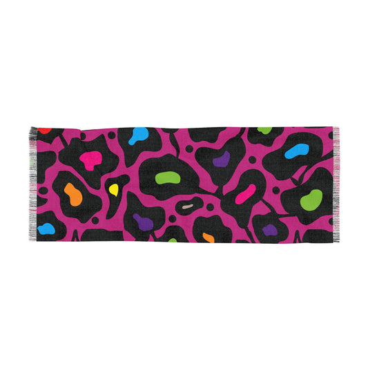 Pink Vivid Petals Light Scarf