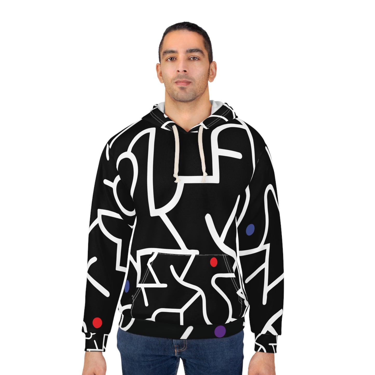 Pop Dots Of Color Unisex Pullover Hoodie