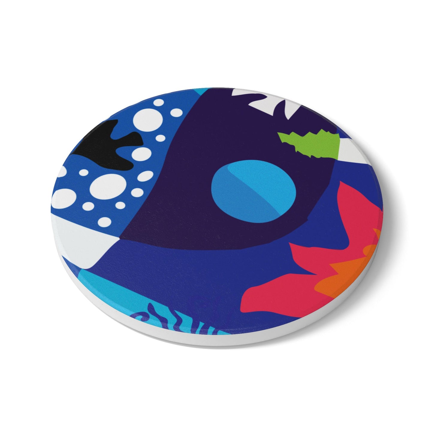 Twilight Bouquet Ceramic Coaster