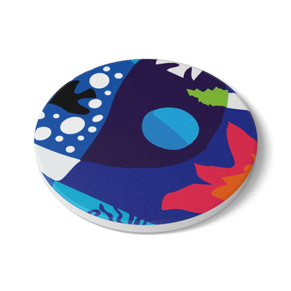 Twilight Bouquet Ceramic Coaster