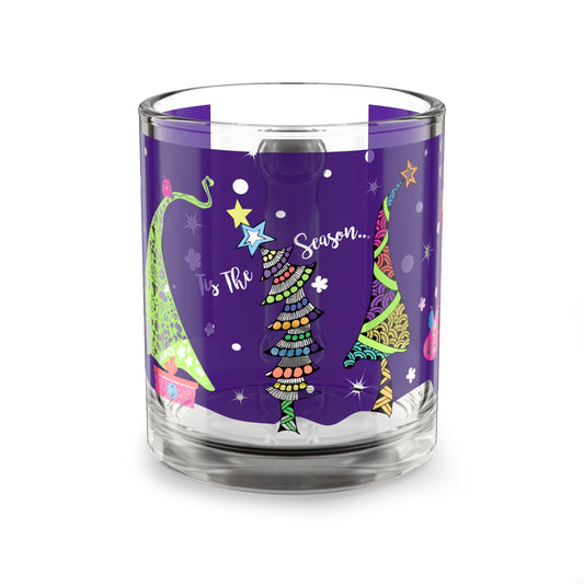 Holiday Trees Glass Mug, 10oz
