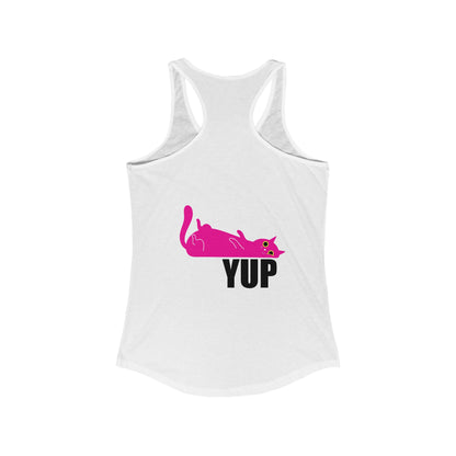 Stay Weird Women's Ideal Racerback Tank