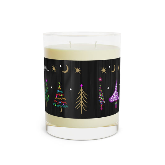 Colorful Trees Scented Candle - Full Glass, 11oz