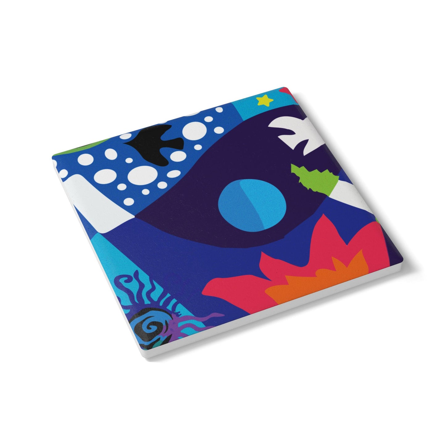 Twilight Bouquet Ceramic Coaster