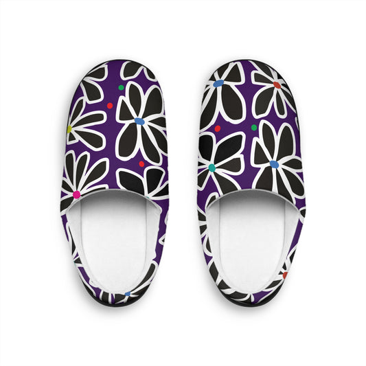 Summer Flower Love Women's Indoor Slippers