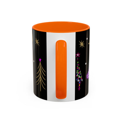 Many Colorful  Trees Accent Coffee Mug (11, 15oz)