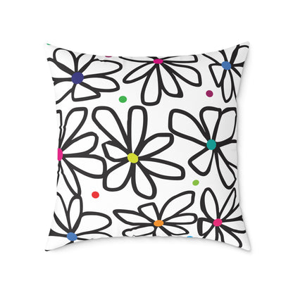 Square Poly Canvas Pillow