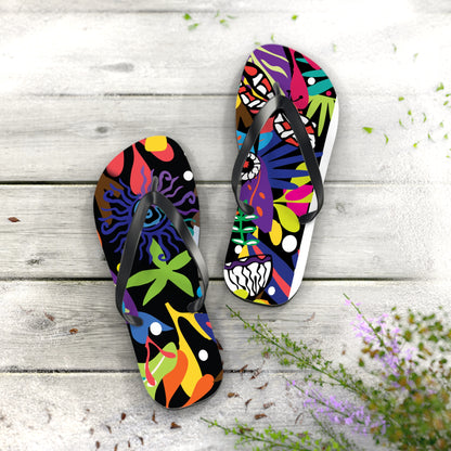 Twilight Bouquet  Flip Flops