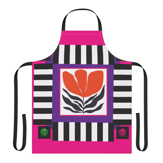 Orange Petal Pop Apron