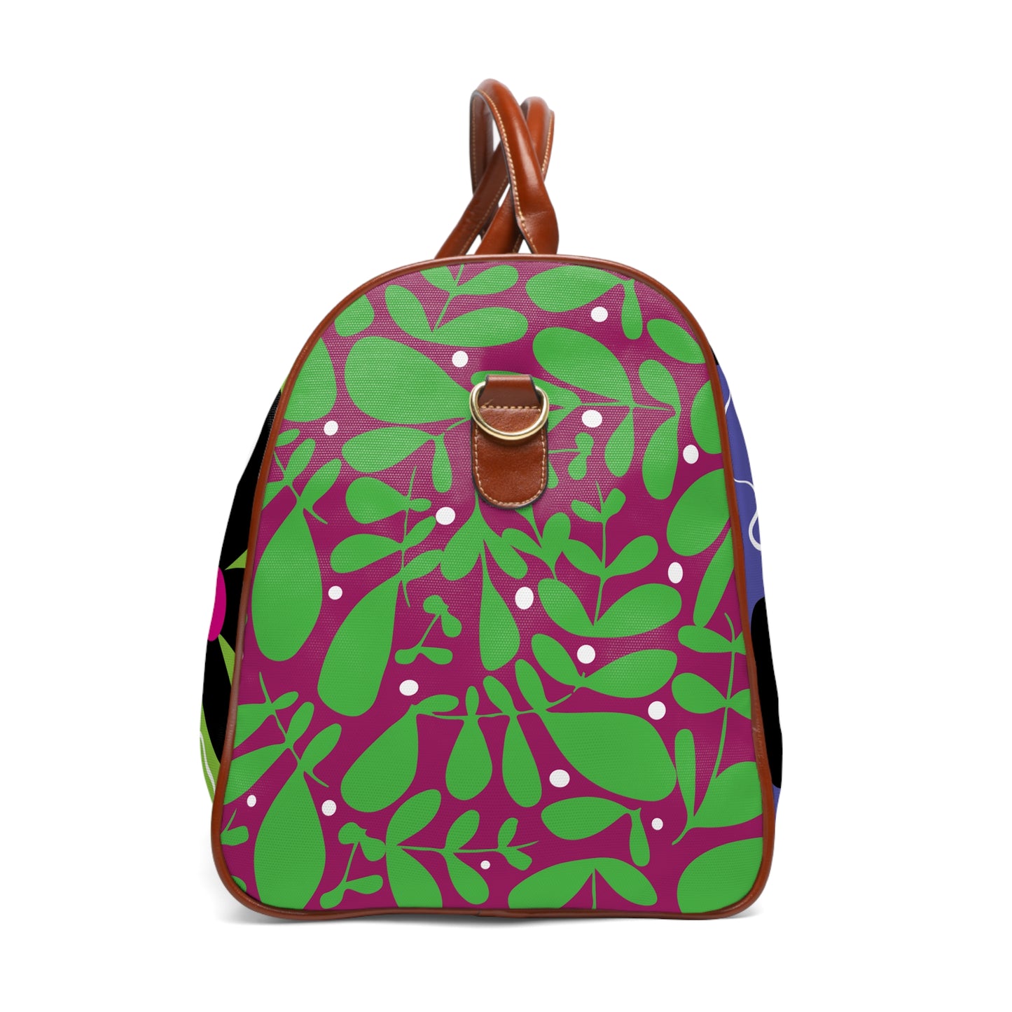 Lime Daisey Dazzle Waterproof Travel Bag