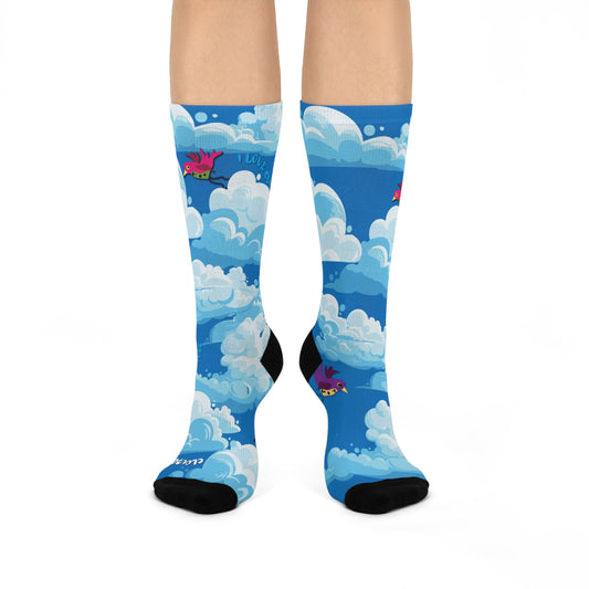 In The Clouds Cushioned Crew Socks