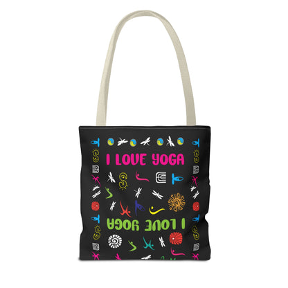 I Love Yoga Tote Bag