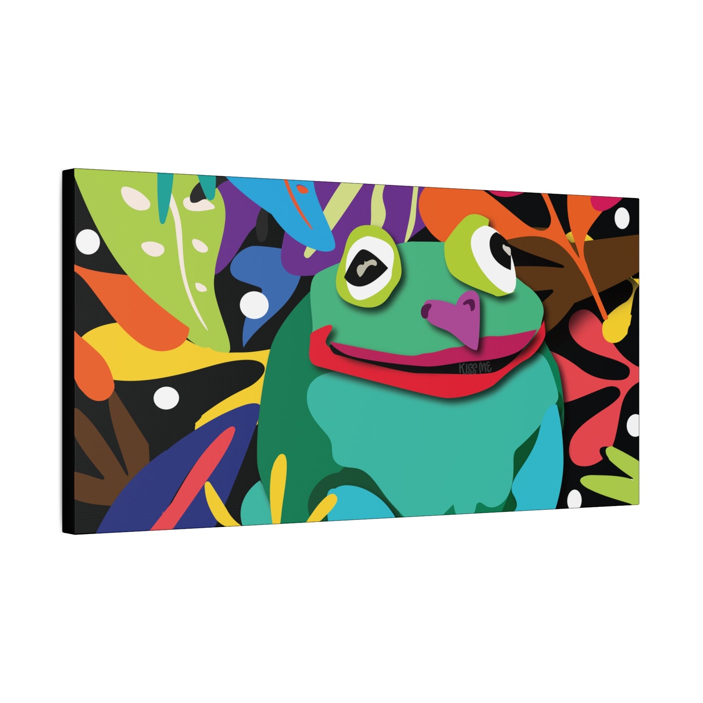 Frogalicous Matte Canvas, Stretched, 1.25"