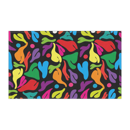 Flower Party Tea Towels (cotton, poly)