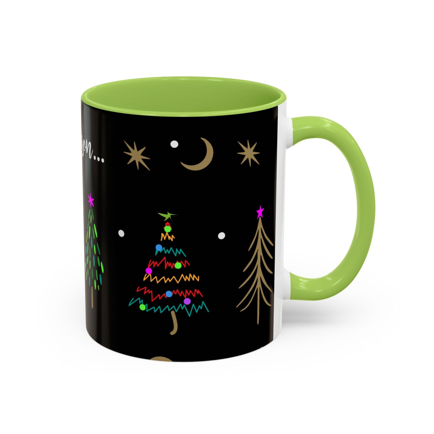 Many Colorful  Trees Accent Coffee Mug (11, 15oz)