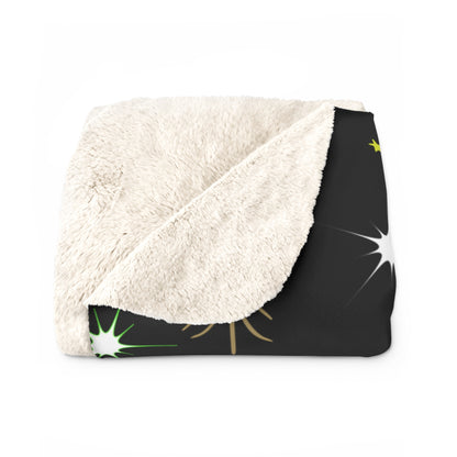 Holiday Trees Sherpa Fleece Blanket