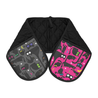 Wicked Whiskers Oven Mitts