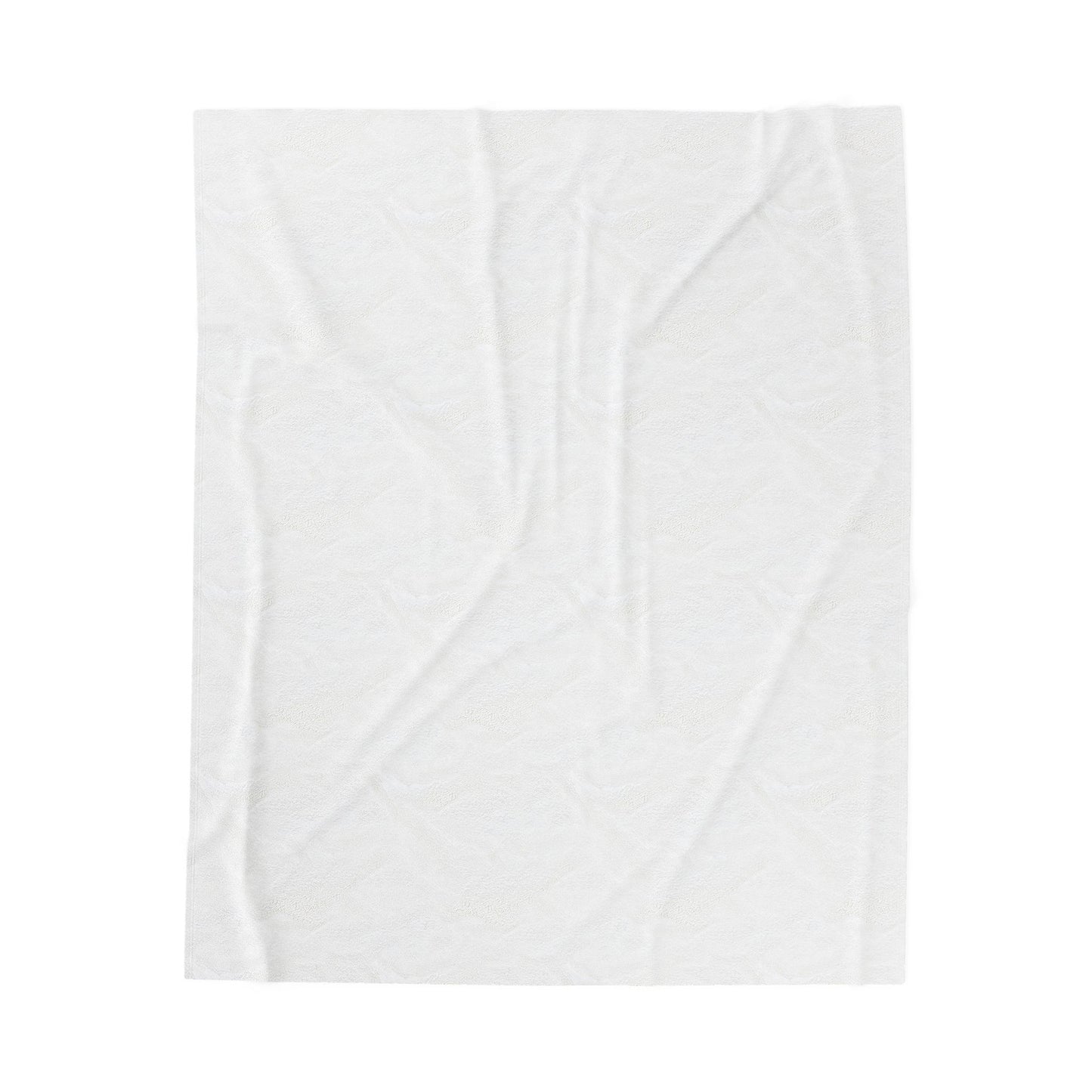 Grey Mod Flower Velveteen Plush Blanket