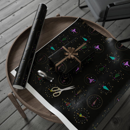 Circle trees Holiday Trees Wrapping Papers