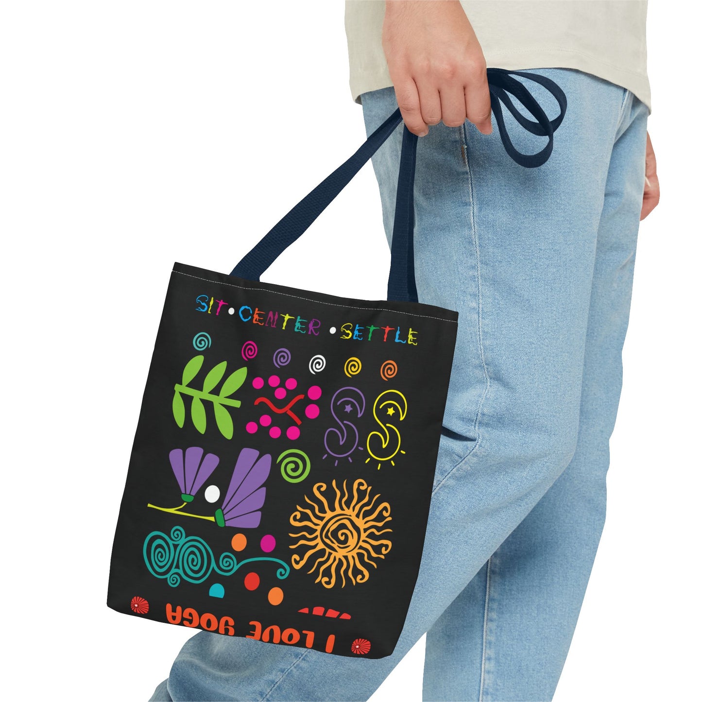I Love Yoga Tote Bag