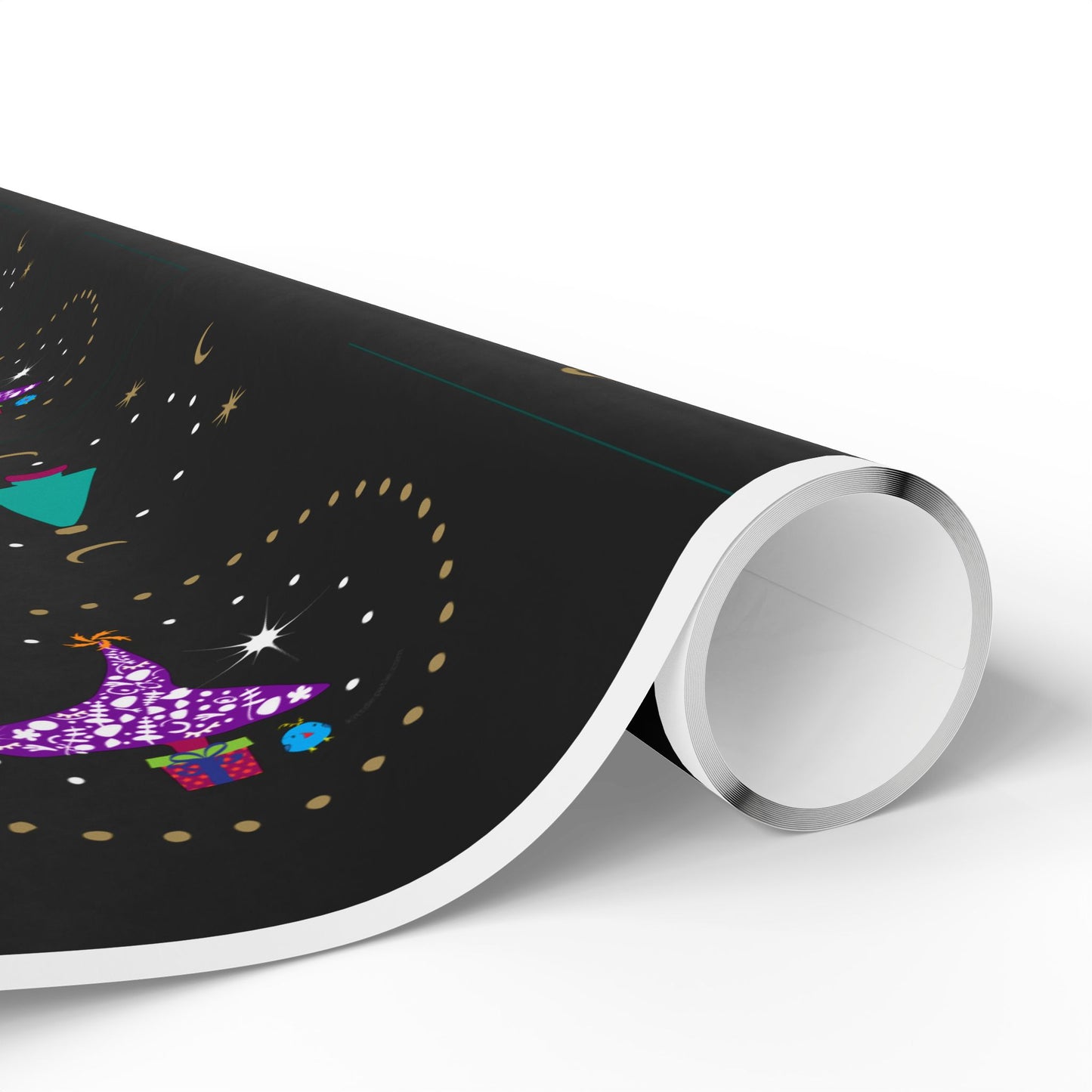 Circle trees Holiday Trees Wrapping Papers