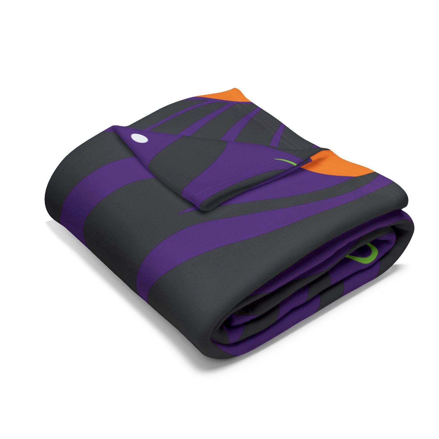 Orange Moon Flower Arctic Fleece Blanket