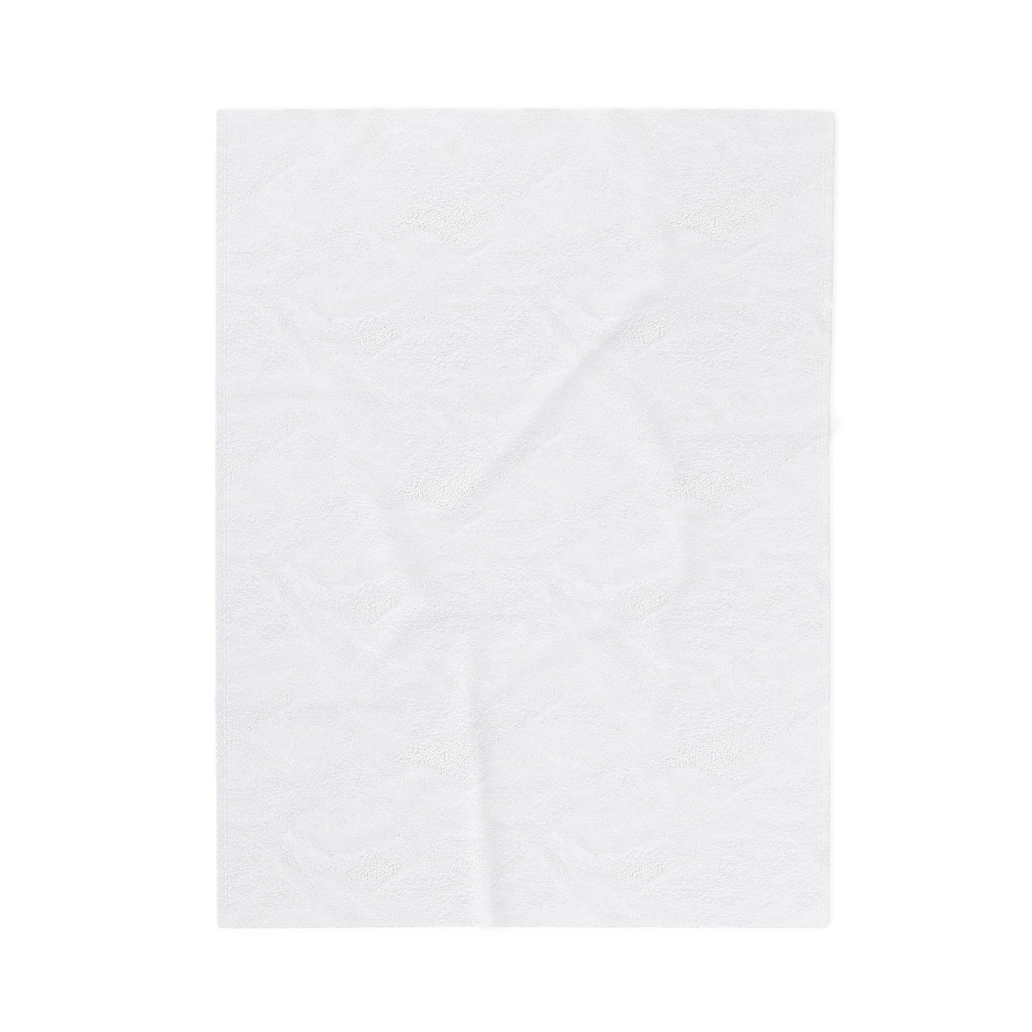 Grey Mod Flower Velveteen Plush Blanket