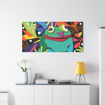 Frogalicous Matte Canvas, Stretched, 1.25"