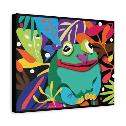Frogalicous Matte Canvas, Stretched, 1.25"
