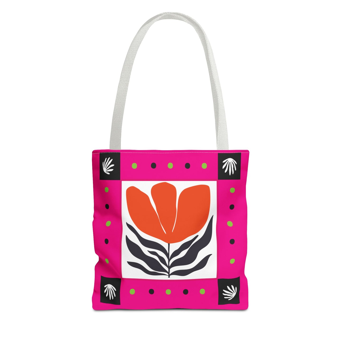 Orange Petal Pop Tote Bag