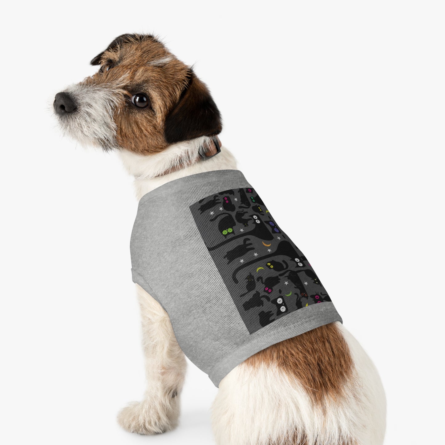 Grey Wicked Whiskers Pet Tank Top