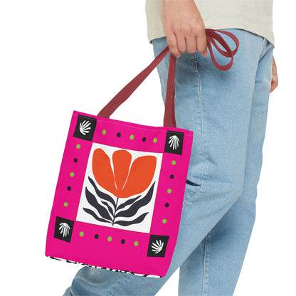 Orange Petal Pop Tote Bag